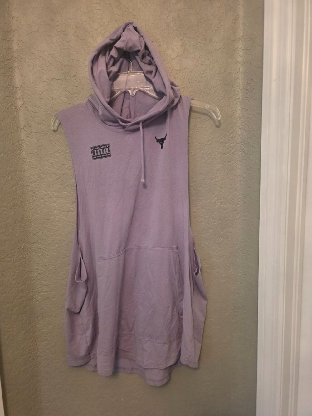 Under Armour X Project Rock Hooded Lightweight Tank Top size XL